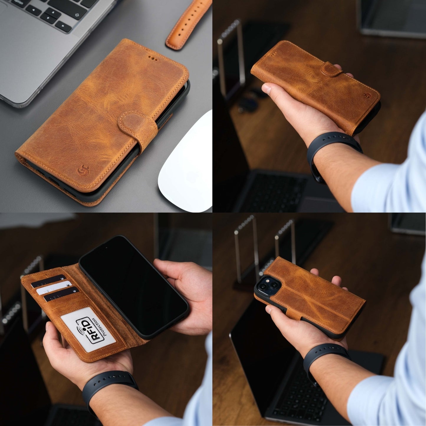 Casper iPhone 16 Plus Wallet Case Leather MagSafe - Concordia Style Boutique
