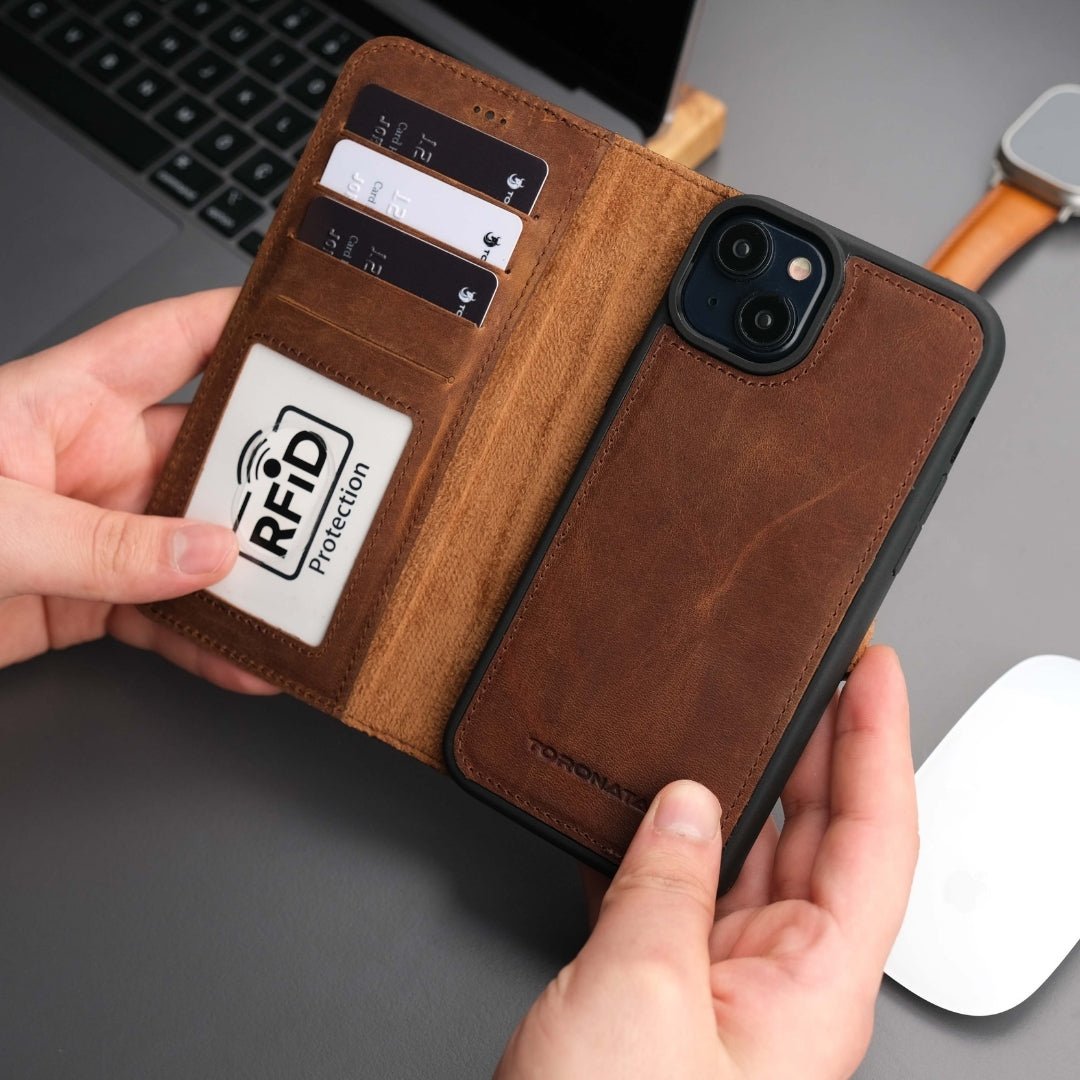 Casper iPhone 16 Plus Wallet Case Leather MagSafe - Concordia Style Boutique