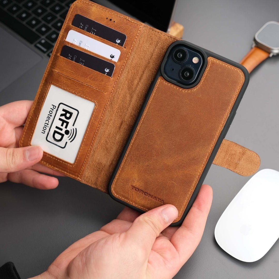 Casper iPhone 16 Plus Wallet Case Leather MagSafe - Concordia Style Boutique