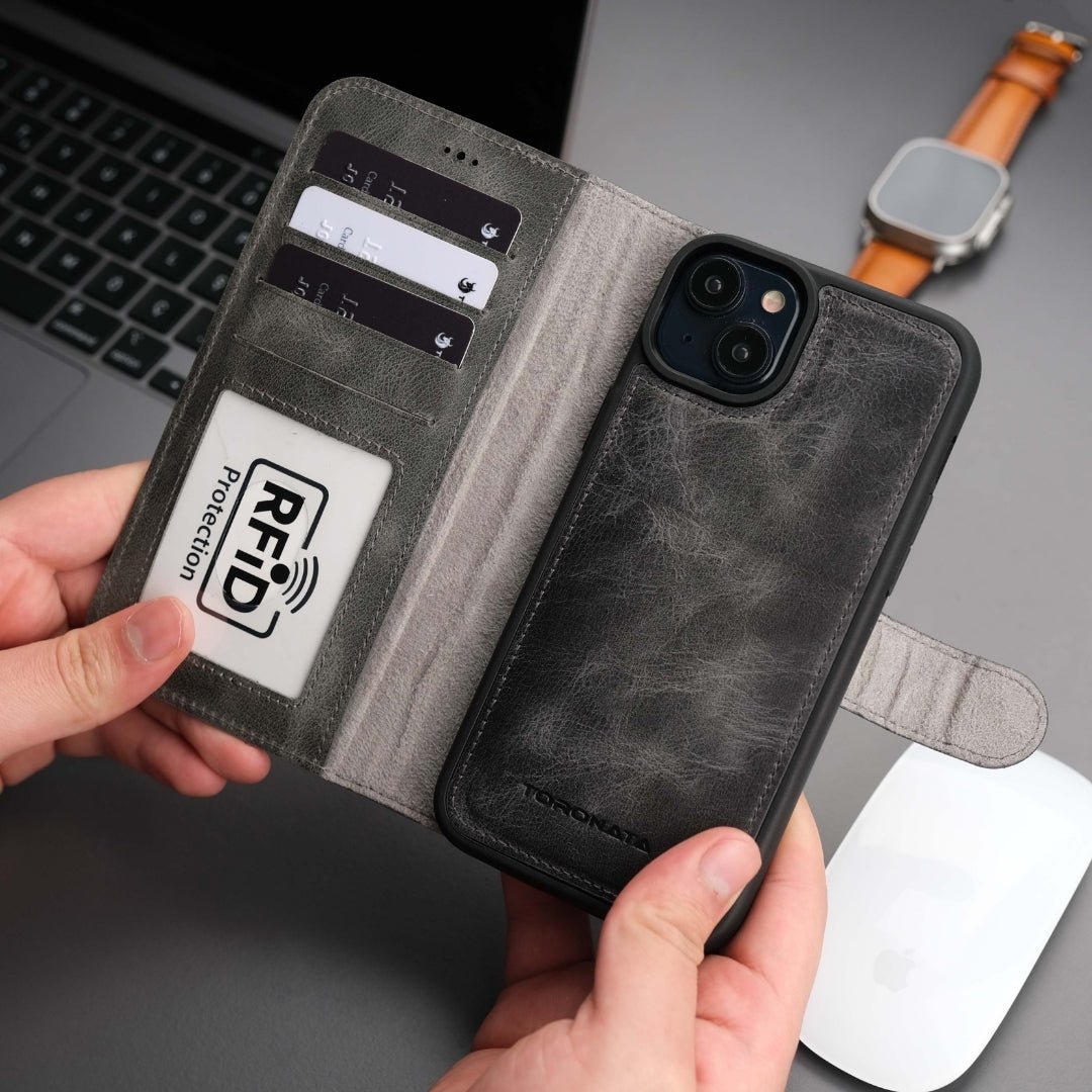 Casper iPhone 16 Plus Wallet Case Leather MagSafe - Concordia Style Boutique
