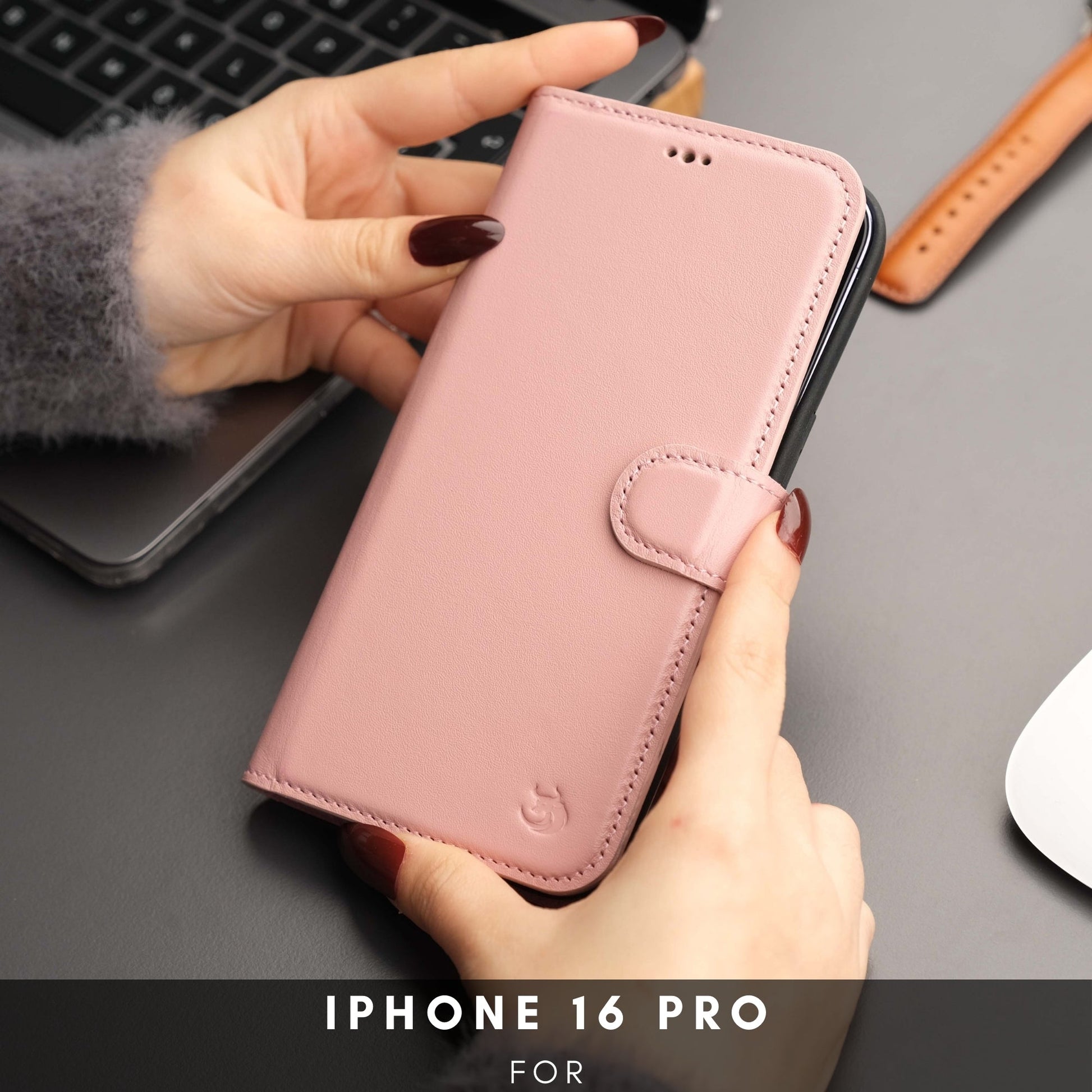 Casper iPhone 16 Pro Wallet Case Leather MagSafe - Concordia Style Boutique