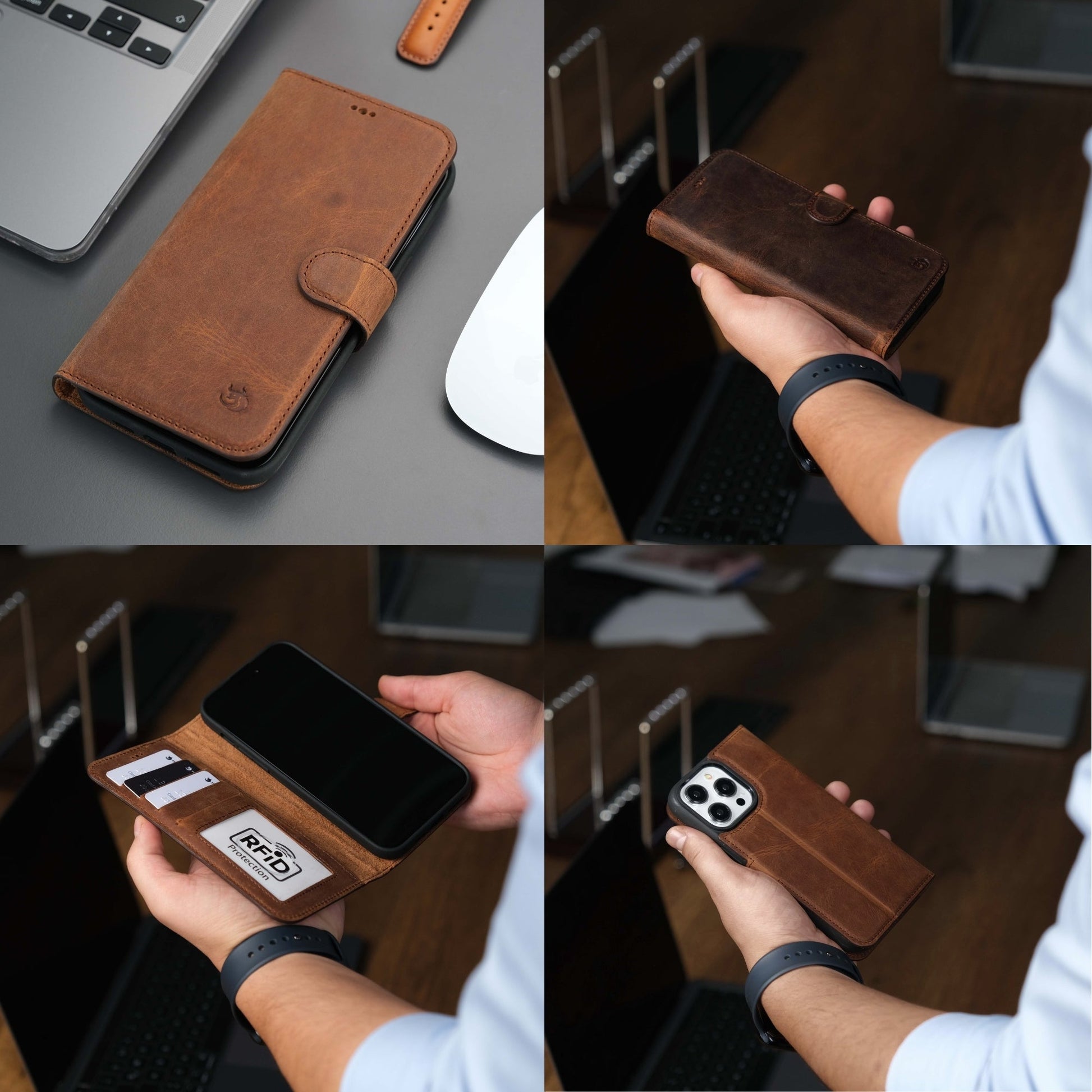 Casper iPhone 16 Pro Max Wallet Case Leather MagSafe - Concordia Style Boutique
