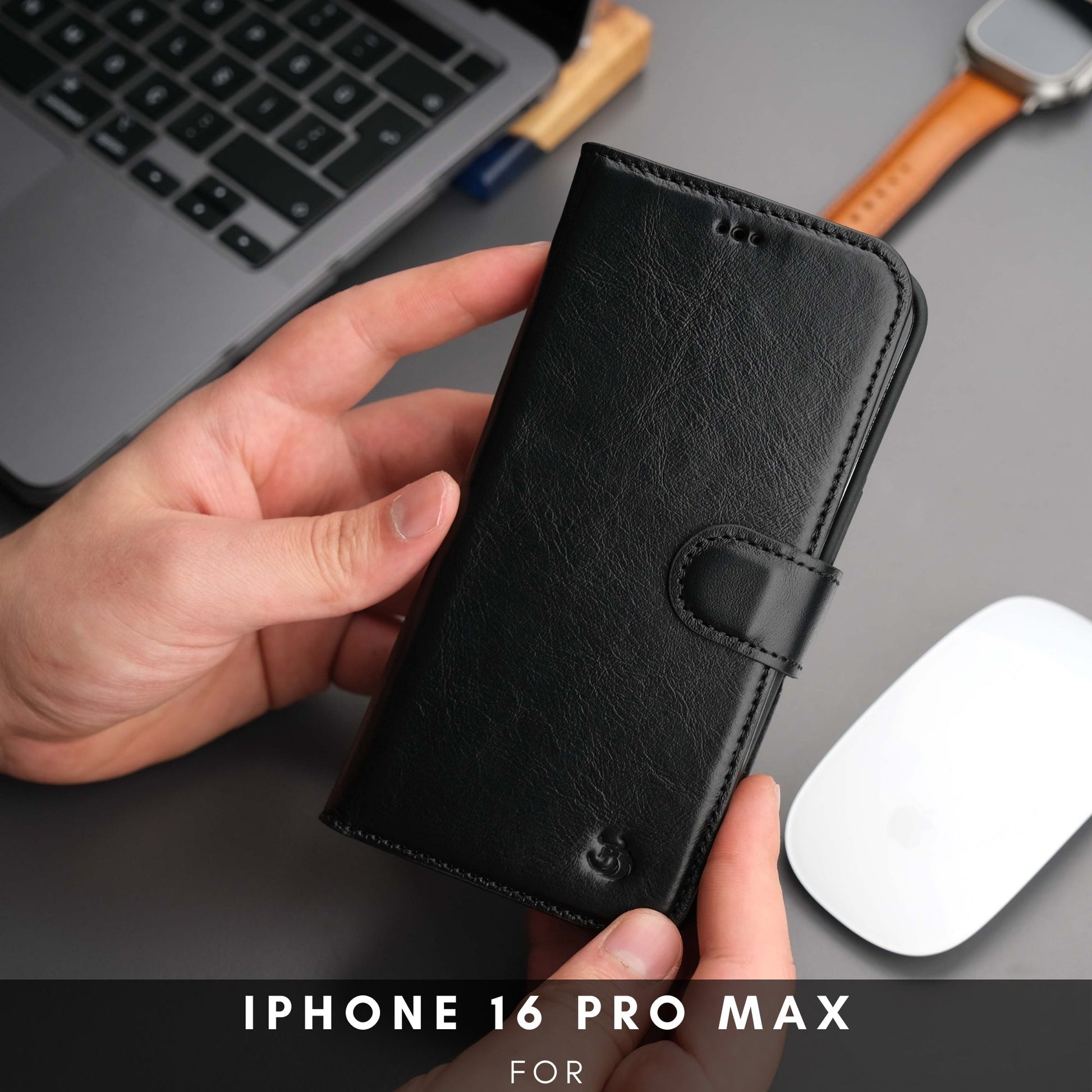 Casper iPhone 16 Pro Max Wallet Case Leather MagSafe - Concordia Style Boutique