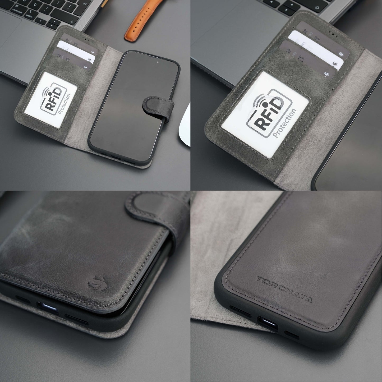Casper iPhone 16 Pro Max Wallet Case Leather MagSafe - Concordia Style Boutique