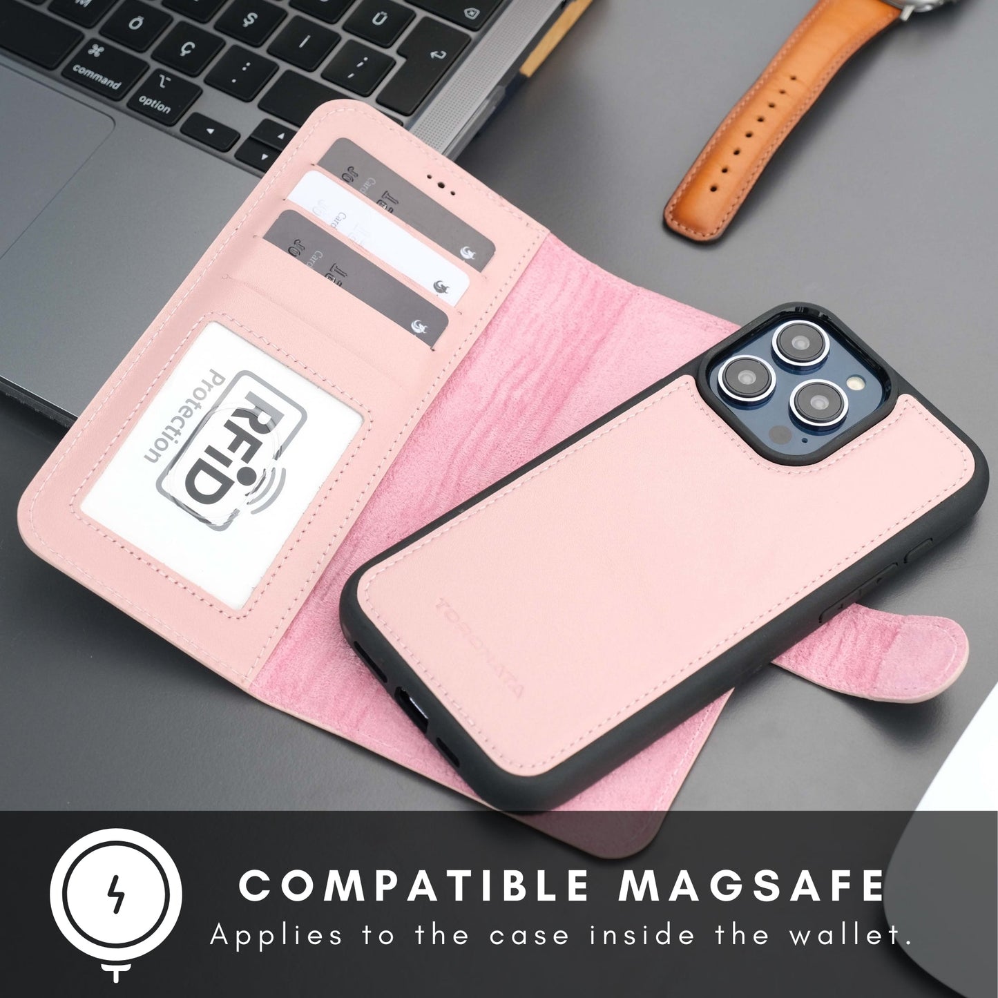 Casper iPhone 16 Pro Max Wallet Case Leather MagSafe - Concordia Style Boutique