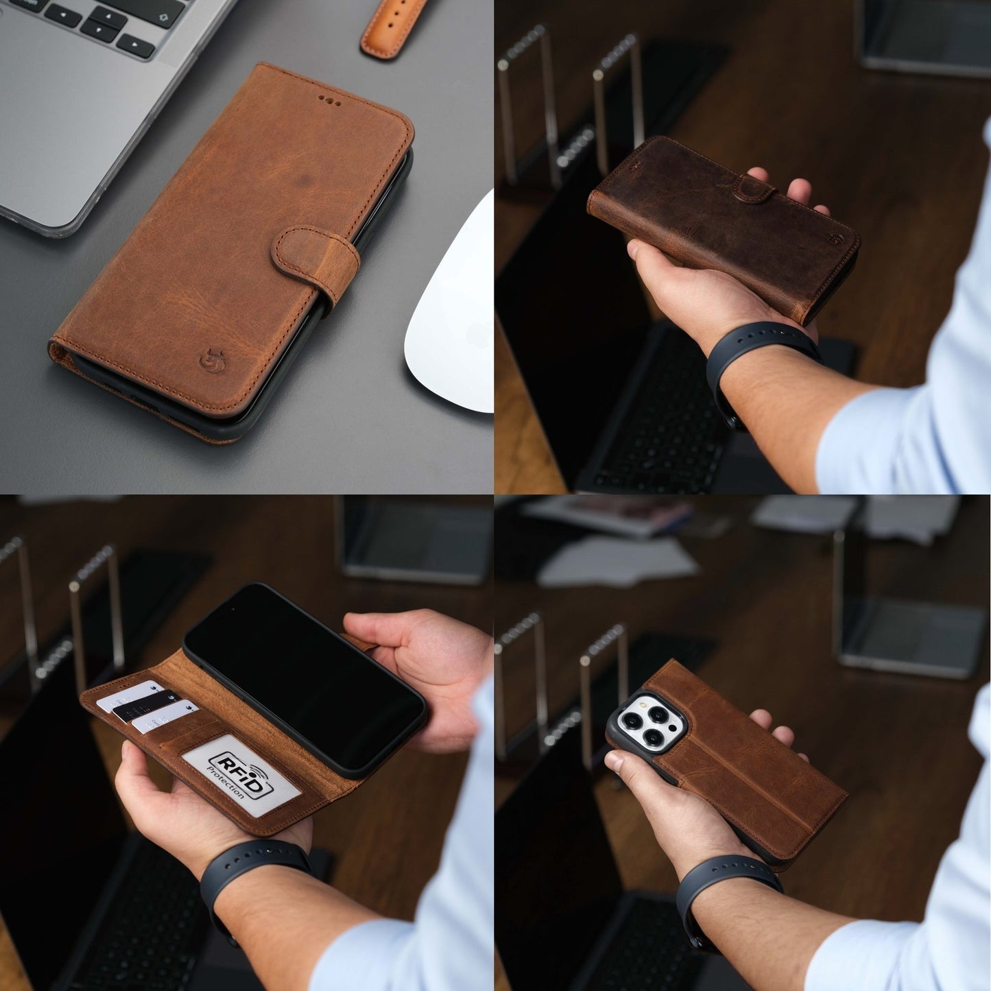 Casper Leather iPhone 14 Pro Max Wallet Case | MagSafe - Concordia Style Boutique