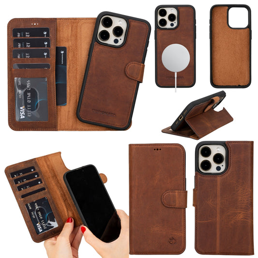 Casper Leather iPhone 14 Pro Max Wallet Case | MagSafe - Concordia Style Boutique