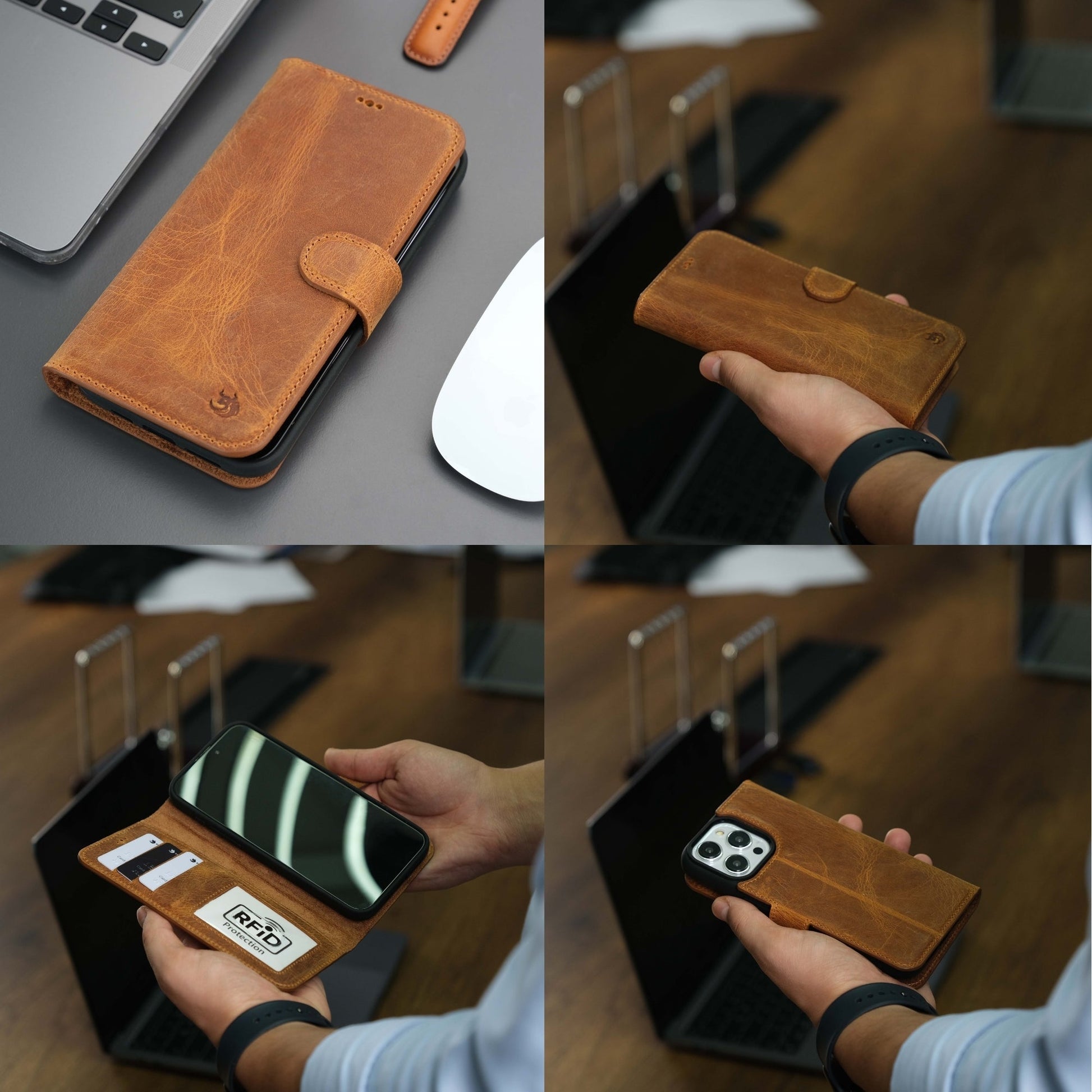 Casper Leather iPhone 14 Pro Max Wallet Case | MagSafe - Concordia Style Boutique