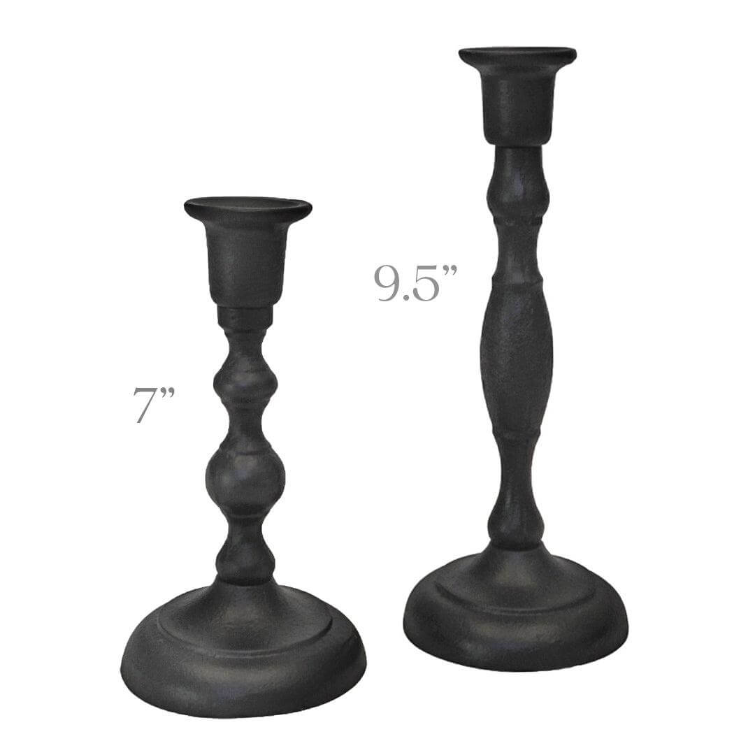 Cast Iron Taper Holders - Concordia Style Boutique