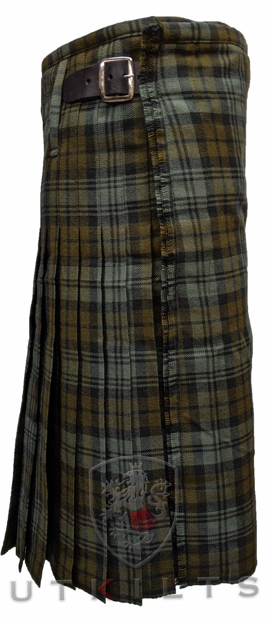 Traditional Kilt – Standard Wool, Black Watch Weathered