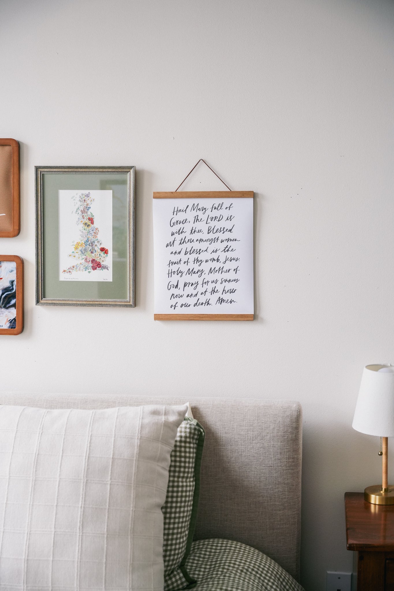 Hand-Lettered Hail Mary Poster (11x14) - Concordia Style Boutique