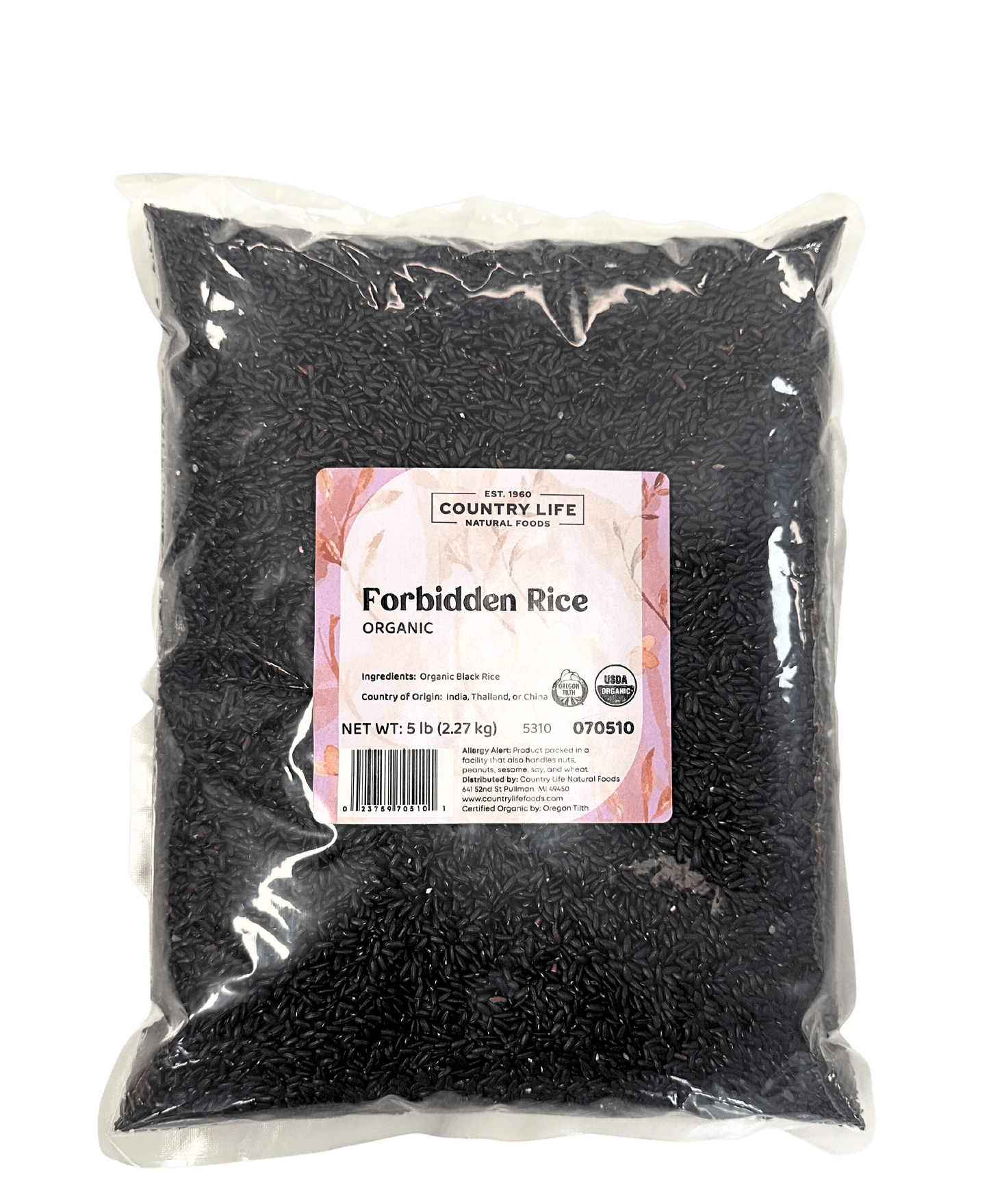Forbidden Rice, Black, Organic - Concordia Style Boutique