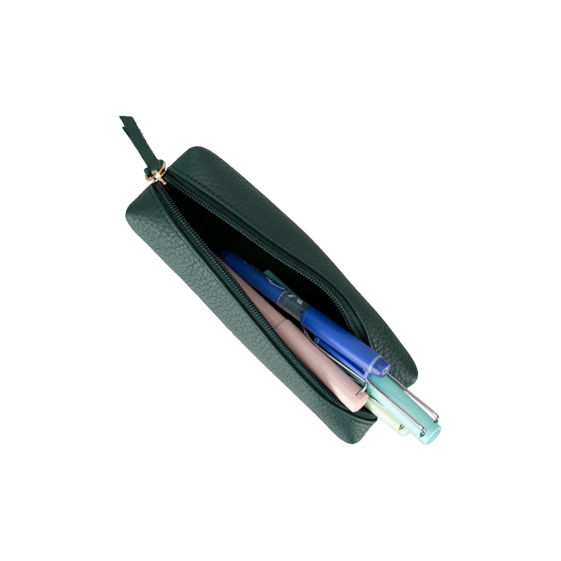Centennial Multipurpose Leather Pencil Case and Makeup Bag - Concordia Style Boutique