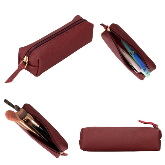 Centennial Multipurpose Leather Pencil Case and Makeup Bag - Concordia Style Boutique