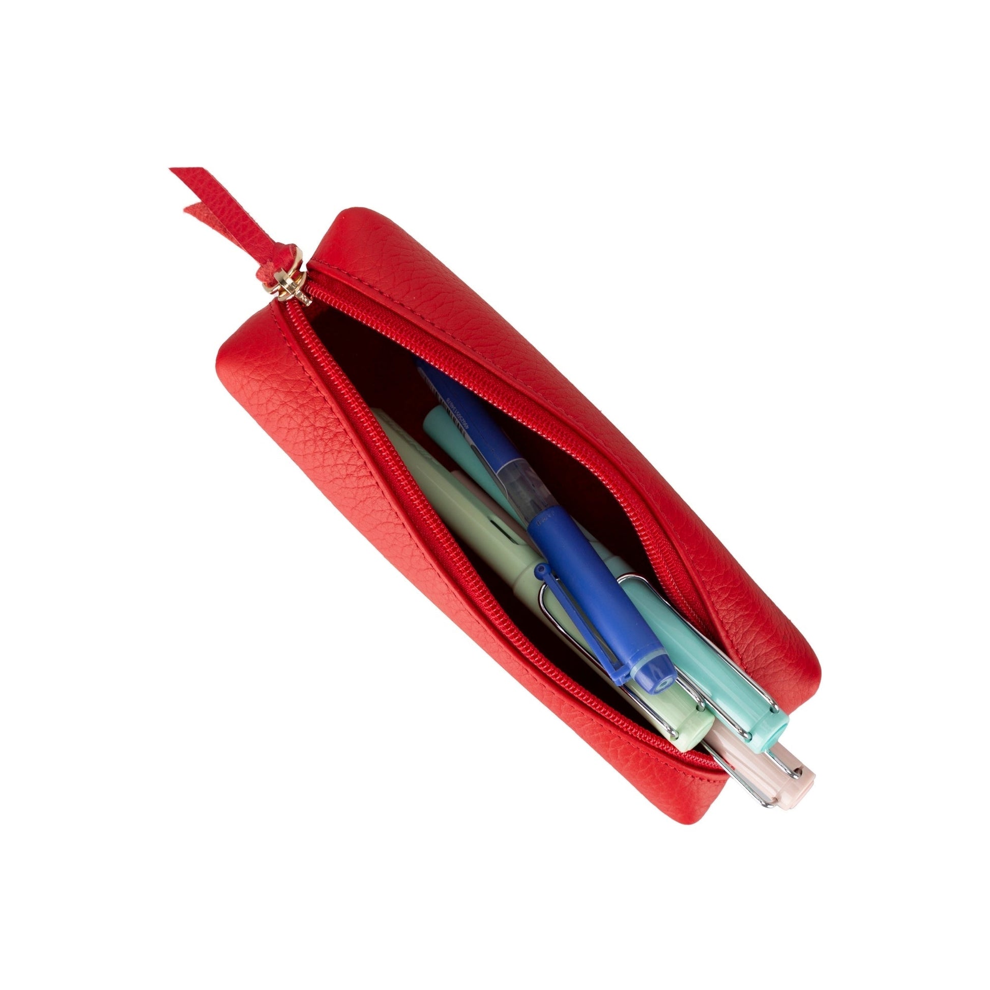Centennial Multipurpose Leather Pencil Case and Makeup Bag - Concordia Style Boutique