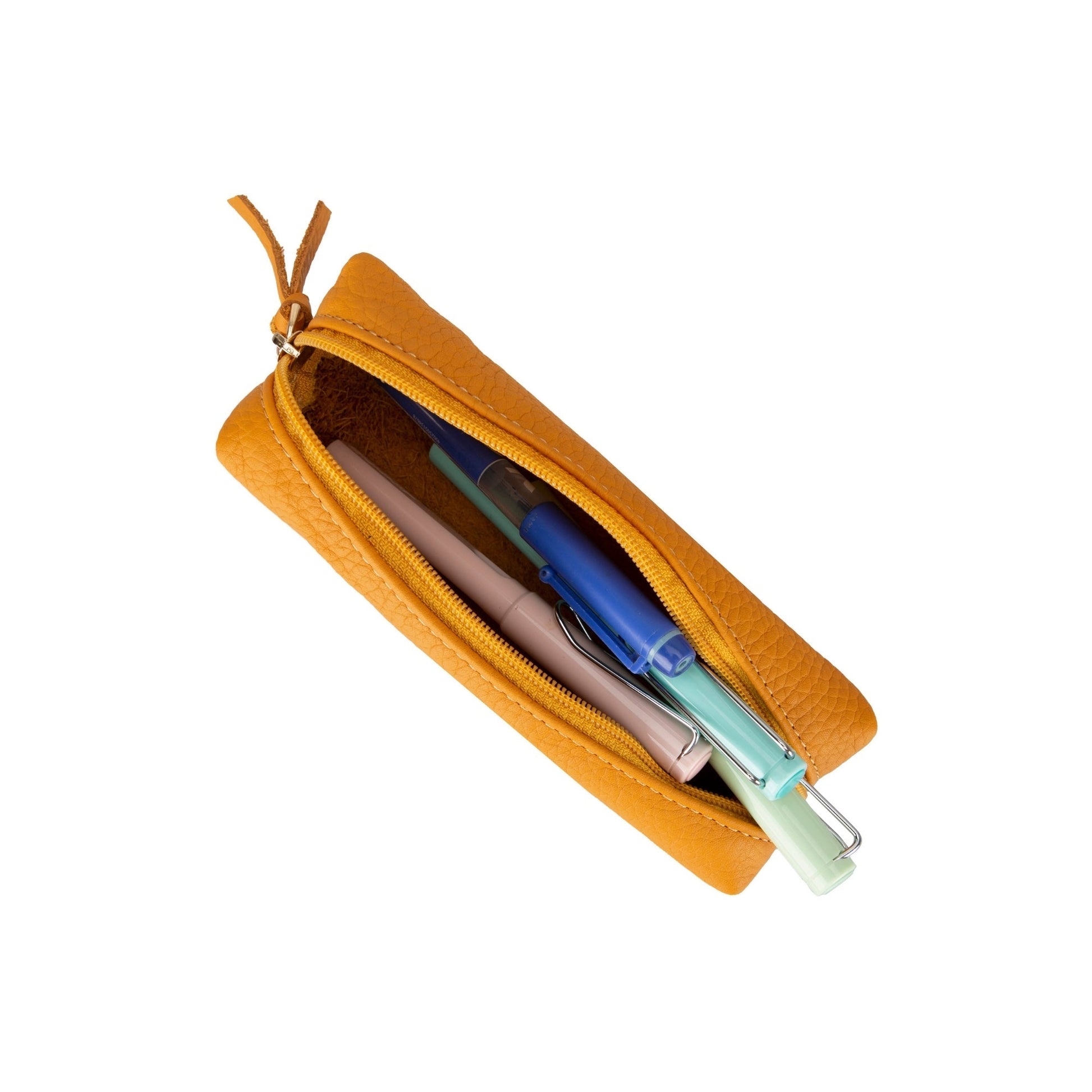 Centennial Multipurpose Leather Pencil Case and Makeup Bag - Concordia Style Boutique