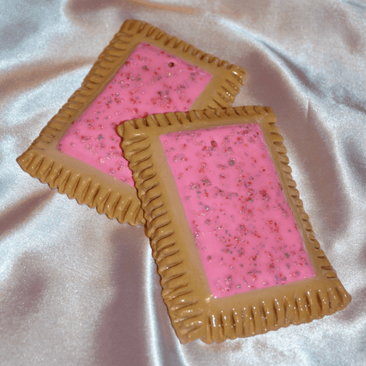 CERAMIC STRAWBERRY POP-TART INCENSE HOLDER