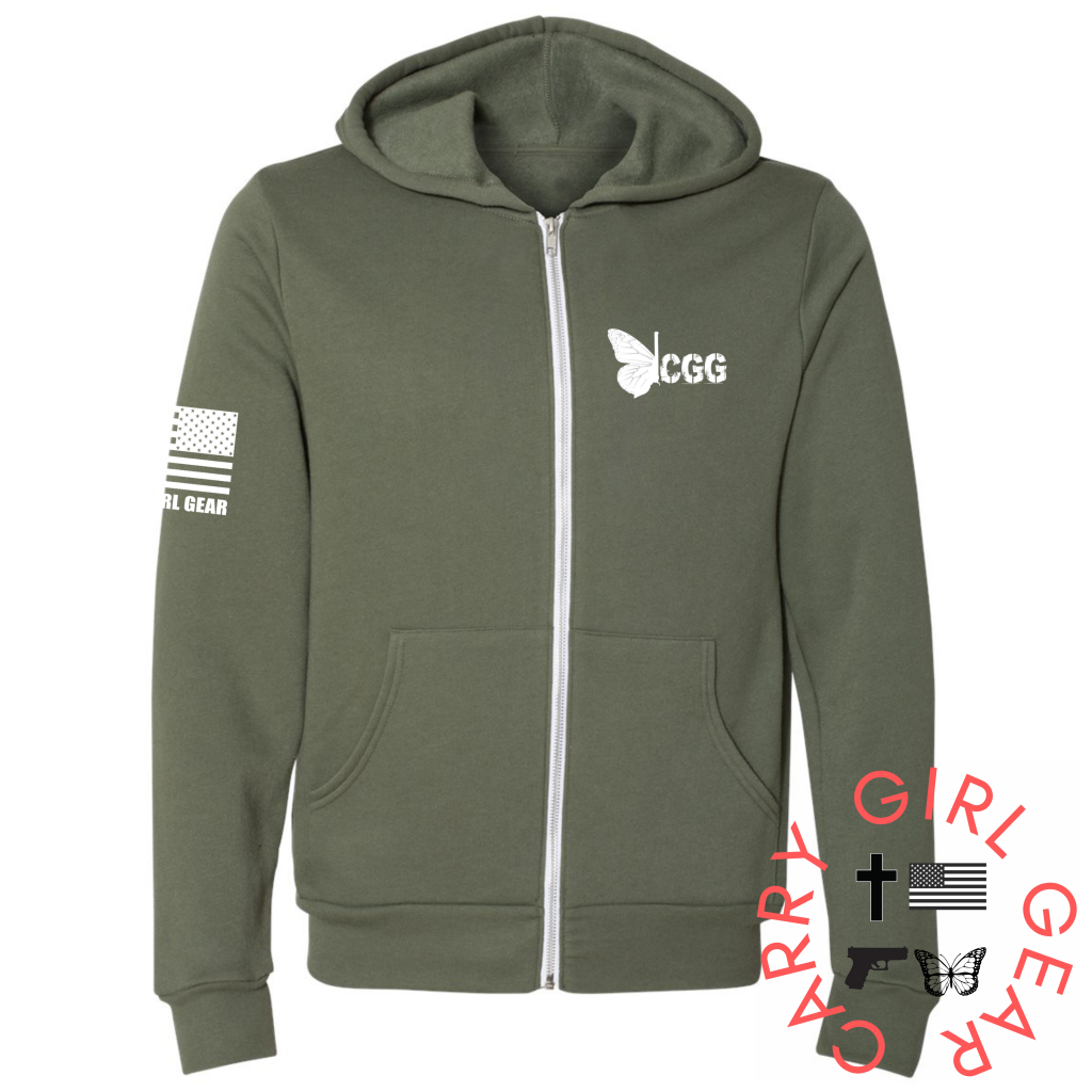 CGG Zippered Hoodie
