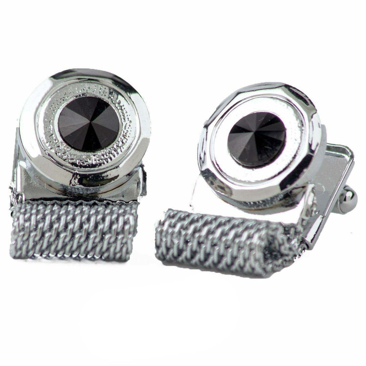 Vittorio Vico Colorful Crystal Chain Cufflinks in Gift Box