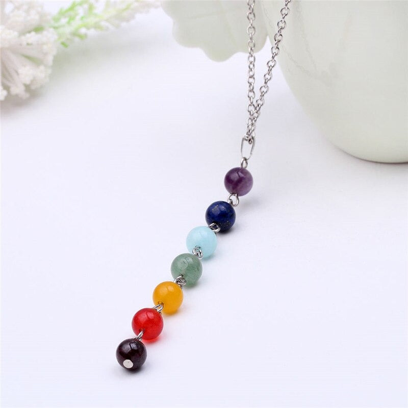 CHAKRAS BEAD NECKLACE - Concordia Style Boutique