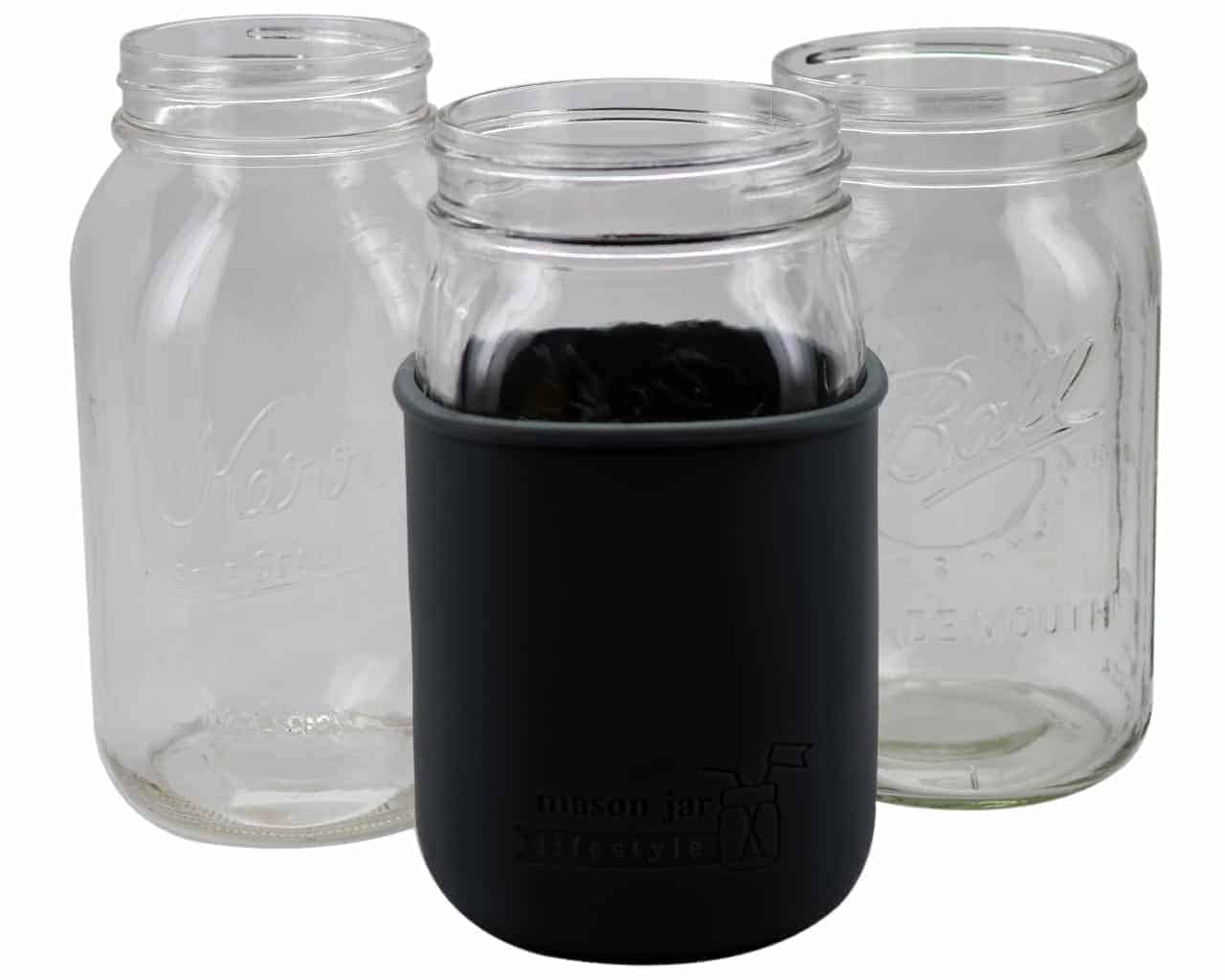 Silicone Sleeve for Quart 32oz Mason Jars - Concordia Style Boutique
