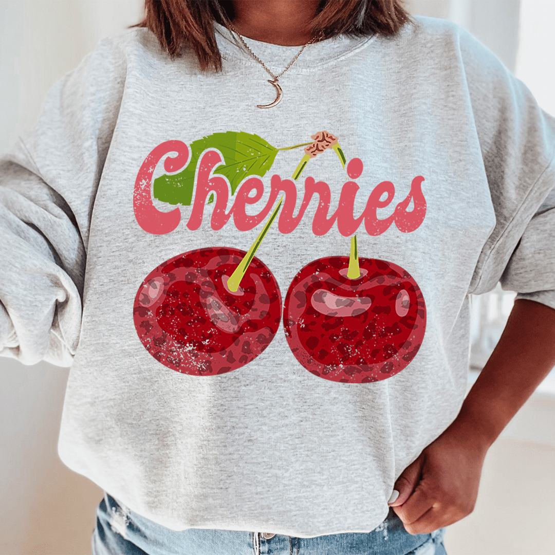 Cherries Sweatshirt - Concordia Style Boutique
