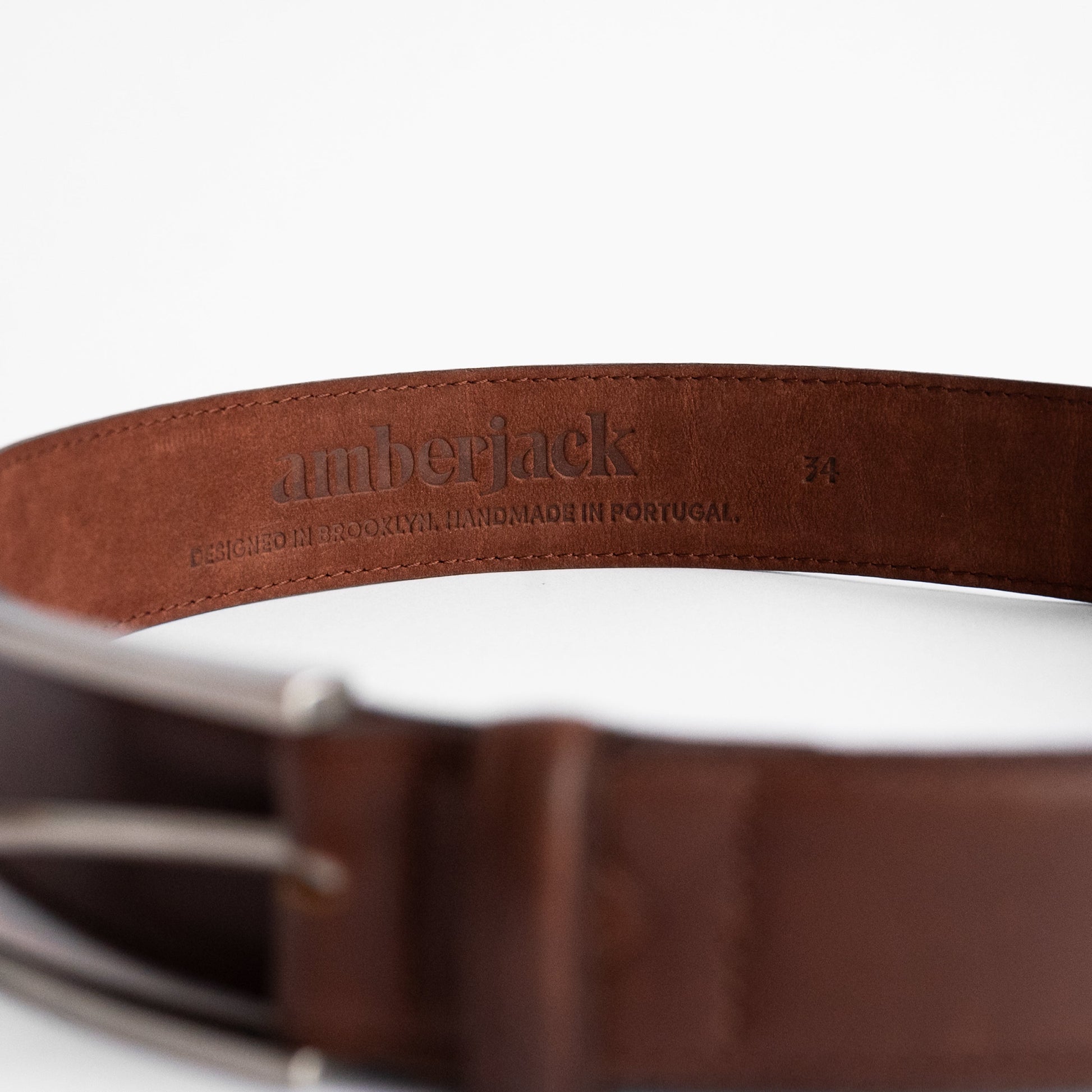 Leather Belt (Chestnut) - Concordia Style Boutique