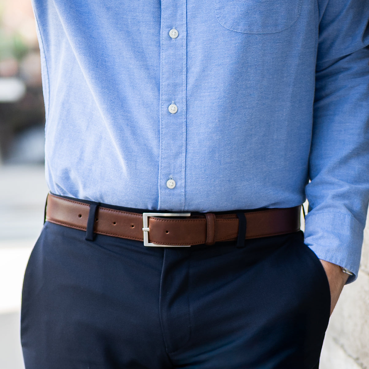 Leather Belt (Chestnut) - Concordia Style Boutique