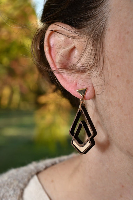 Chevron Earrings - Concordia Style Boutique
