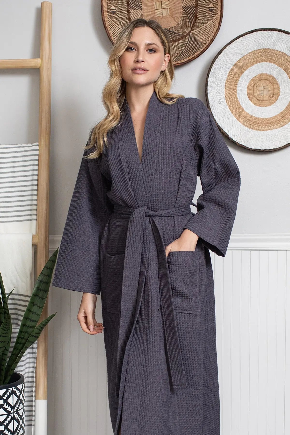 Waffle Robe Womens – Lightweight, Quick-Dry Spa Comfort - Concordia Style Boutique