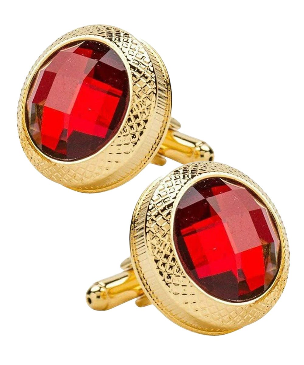 Vittorio Vico Button Colorstone Cufflinks: CL18XX Series - Concordia Style Boutique