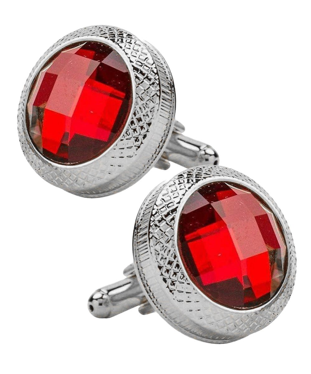 Vittorio Vico Button Colorstone Cufflinks: CL18XX Series - Concordia Style Boutique