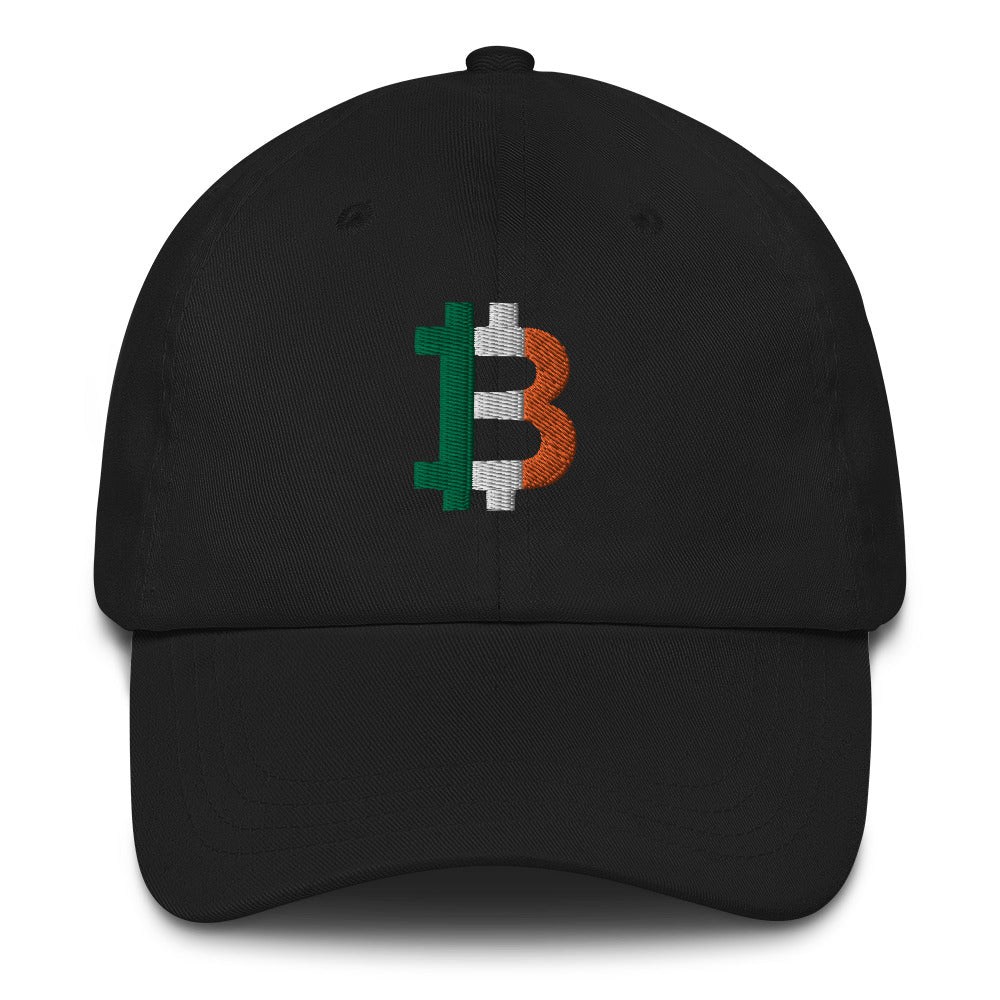 Irish Flag Bitcoin B Dad Hat - Concordia Style Boutique