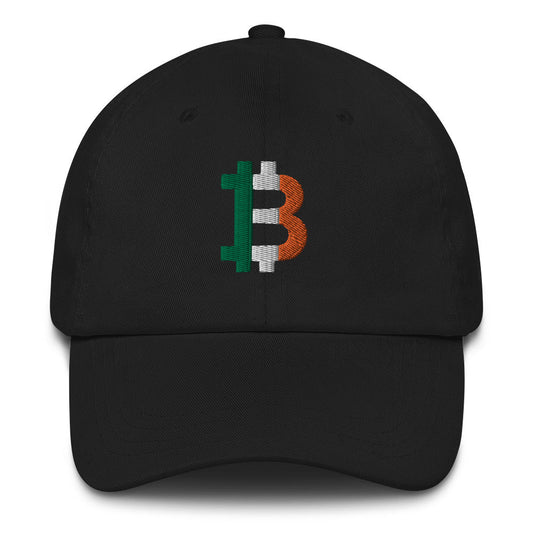Irish Flag Bitcoin B Dad Hat - Concordia Style Boutique