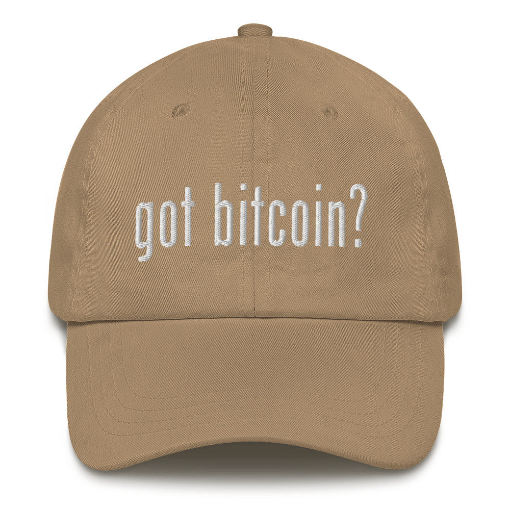 Got Bitcoin? Dad Hat - Concordia Style Boutique