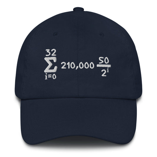 Bitcoin Is Math Dad Hat - Concordia Style Boutique