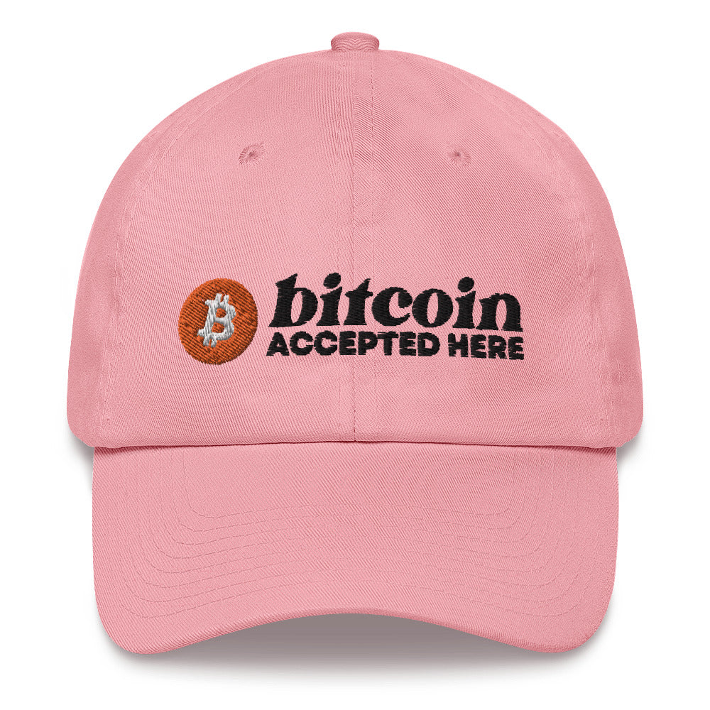Bitcoin Accepted Here Dad Hat - Concordia Style Boutique
