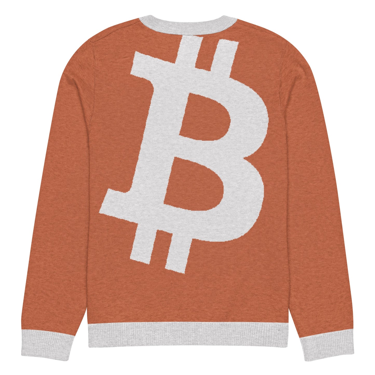 Bitcoin Knitted crew neck sweater