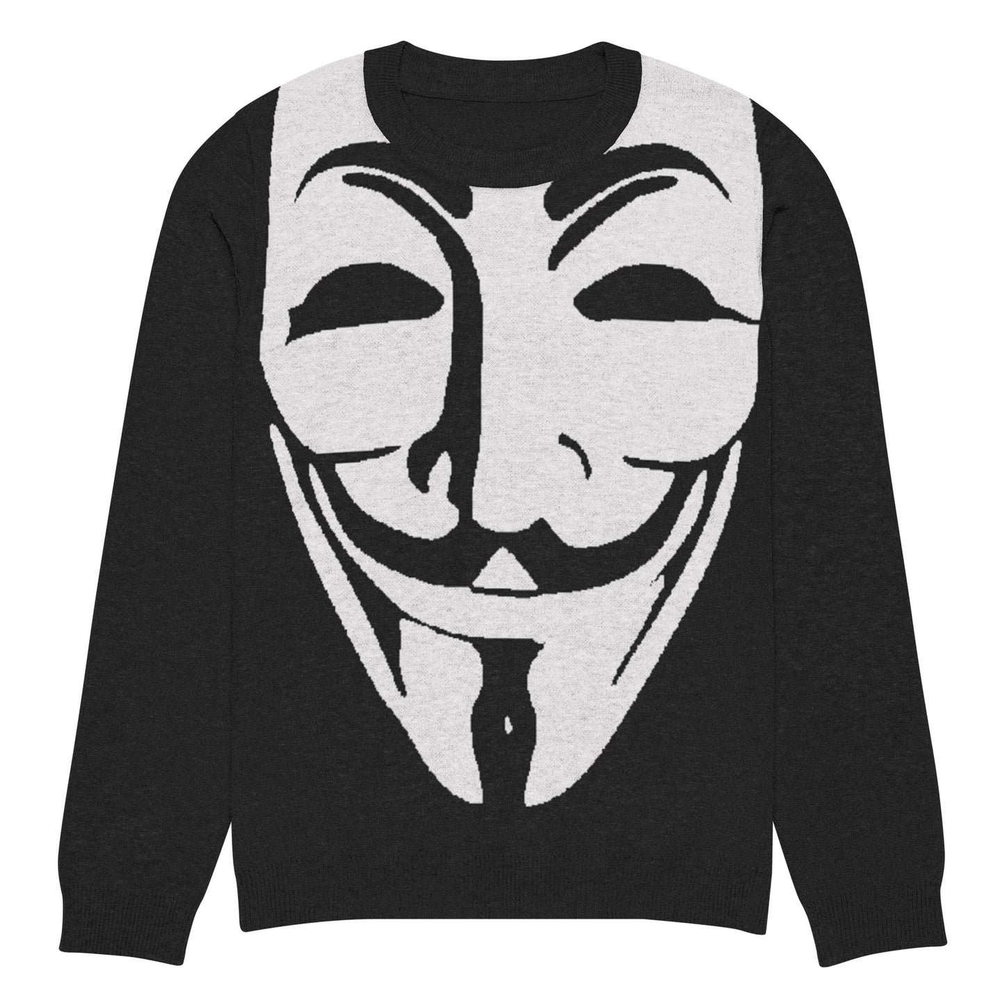 Guy Fawkes Knitted crew neck sweater - Concordia Style Boutique