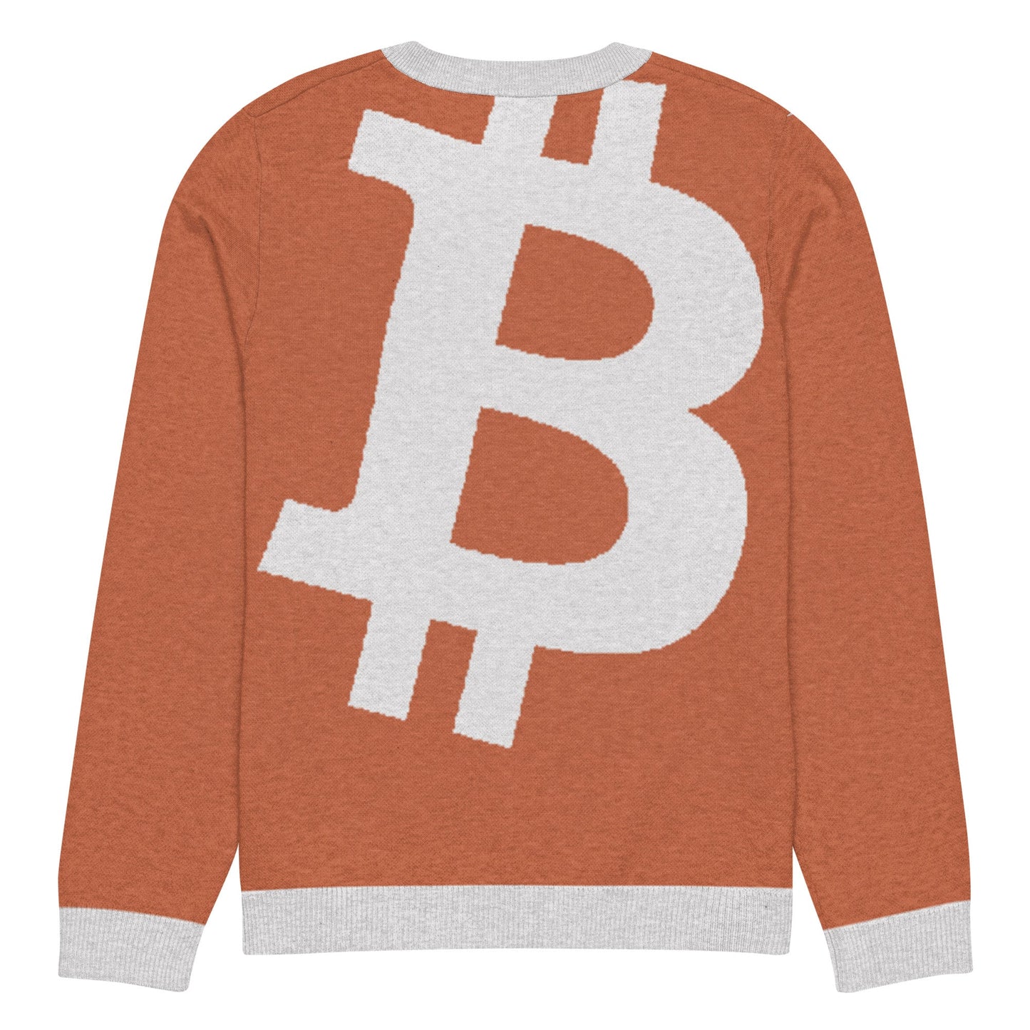 Bitcoin Knitted crew neck sweater