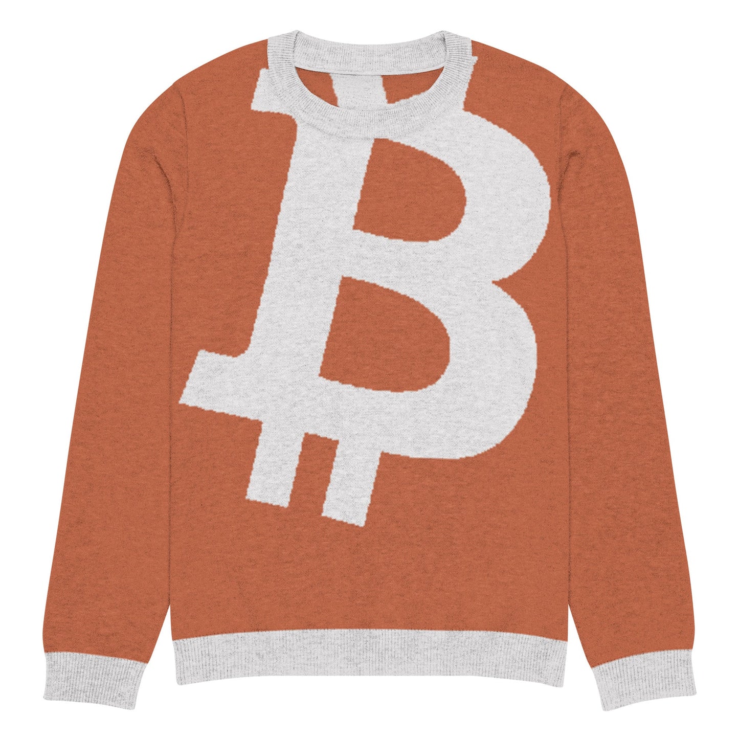 Bitcoin Knitted crew neck sweater