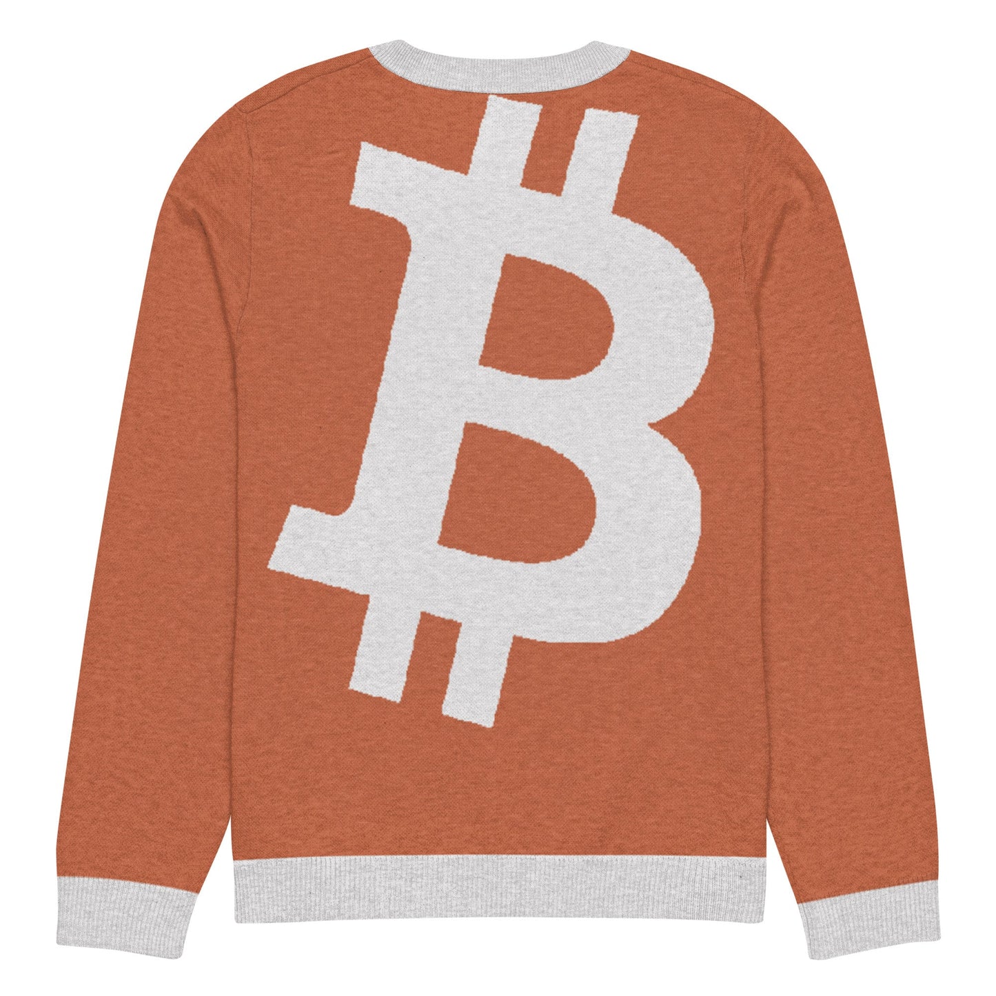 Bitcoin Knitted crew neck sweater