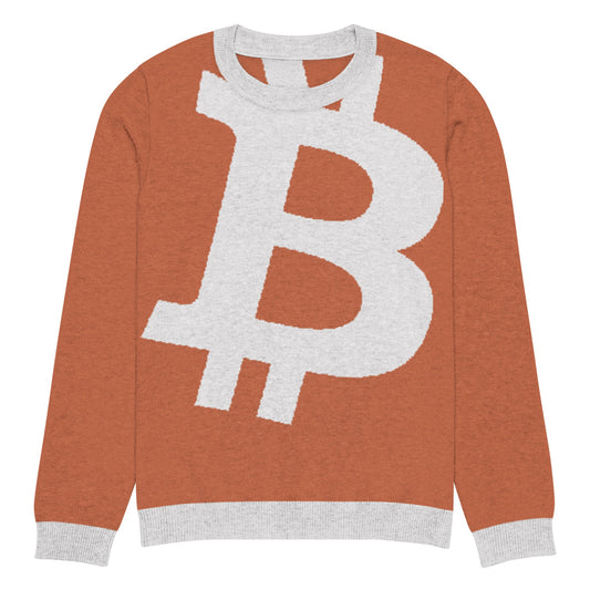 Bitcoin Knitted crew neck sweater