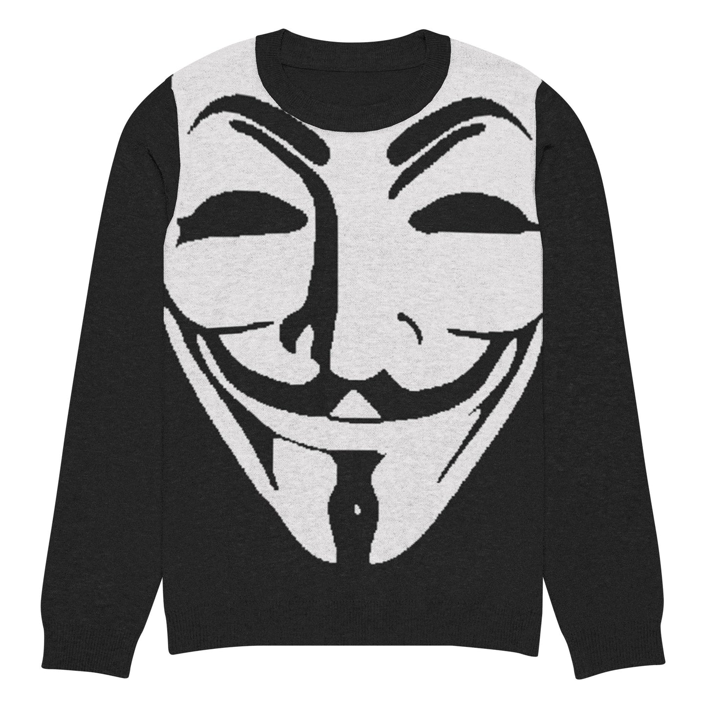 Guy Fawkes Knitted crew neck sweater - Concordia Style Boutique