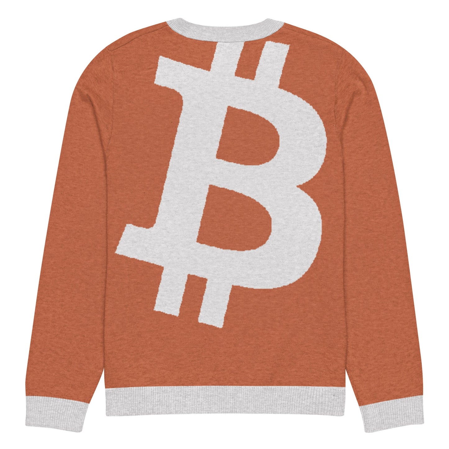 Bitcoin Knitted crew neck sweater