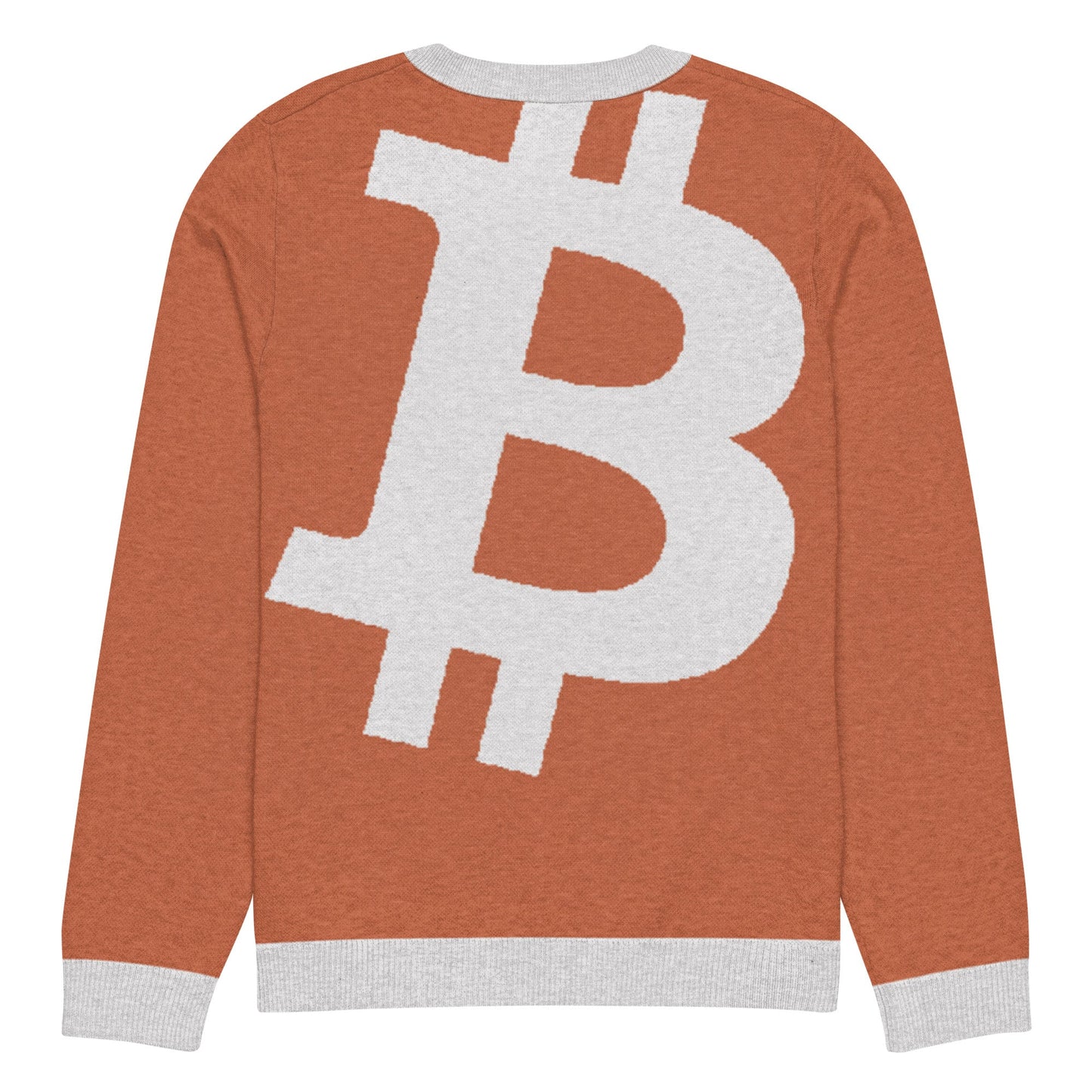 Bitcoin Knitted crew neck sweater