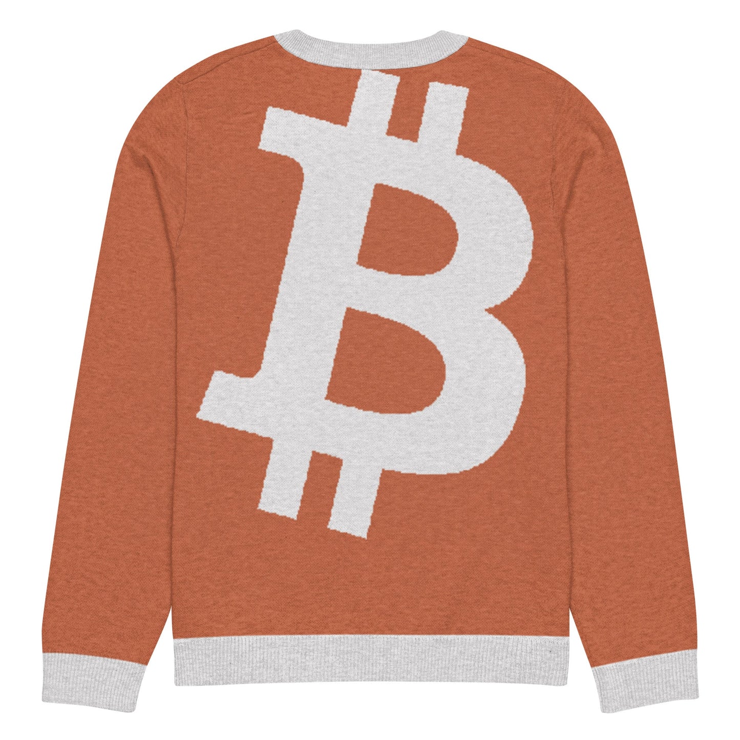 Bitcoin Knitted crew neck sweater