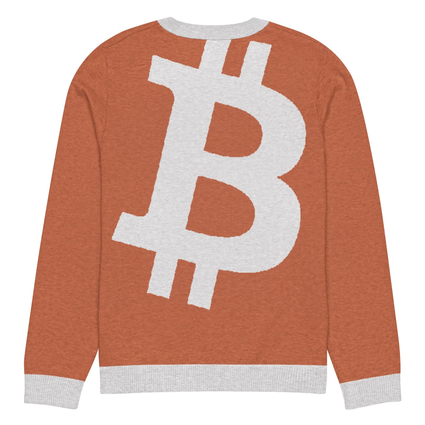 Bitcoin Knitted crew neck sweater