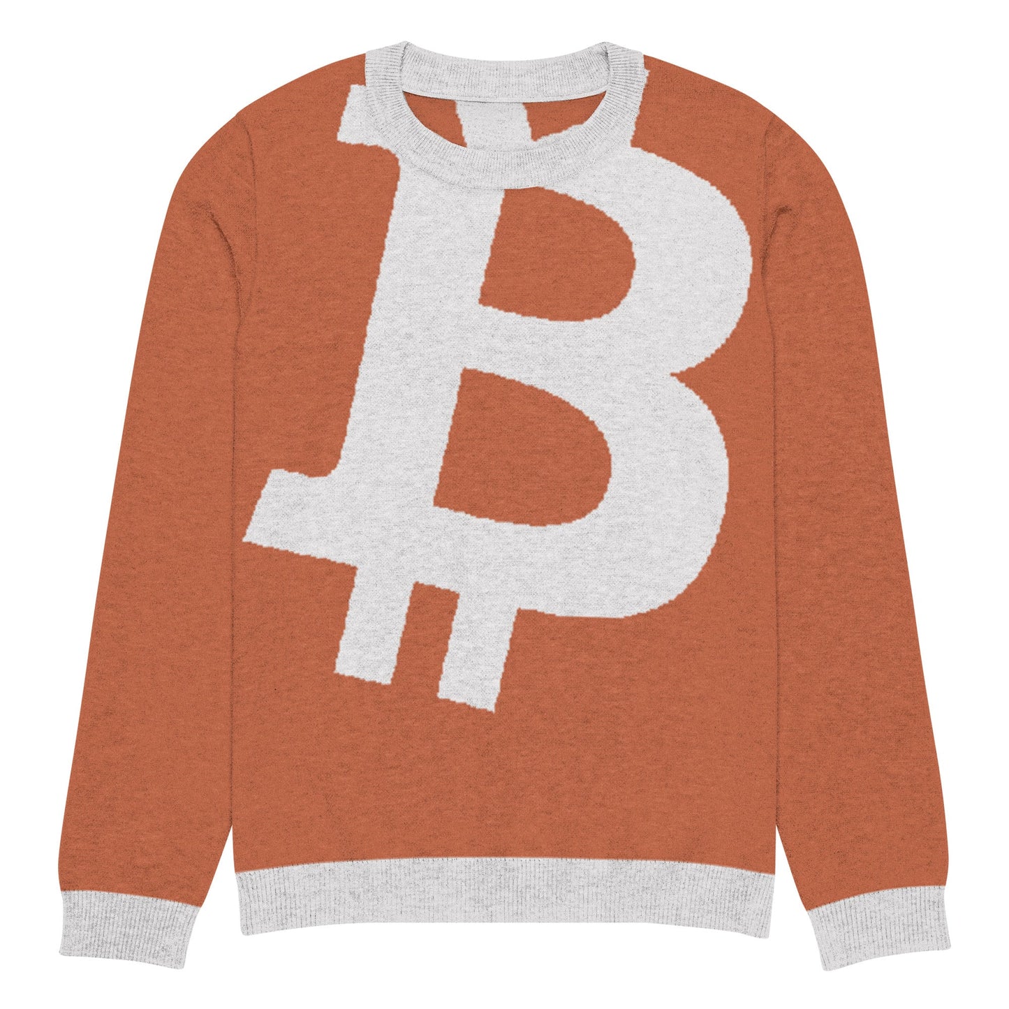 Bitcoin Knitted crew neck sweater