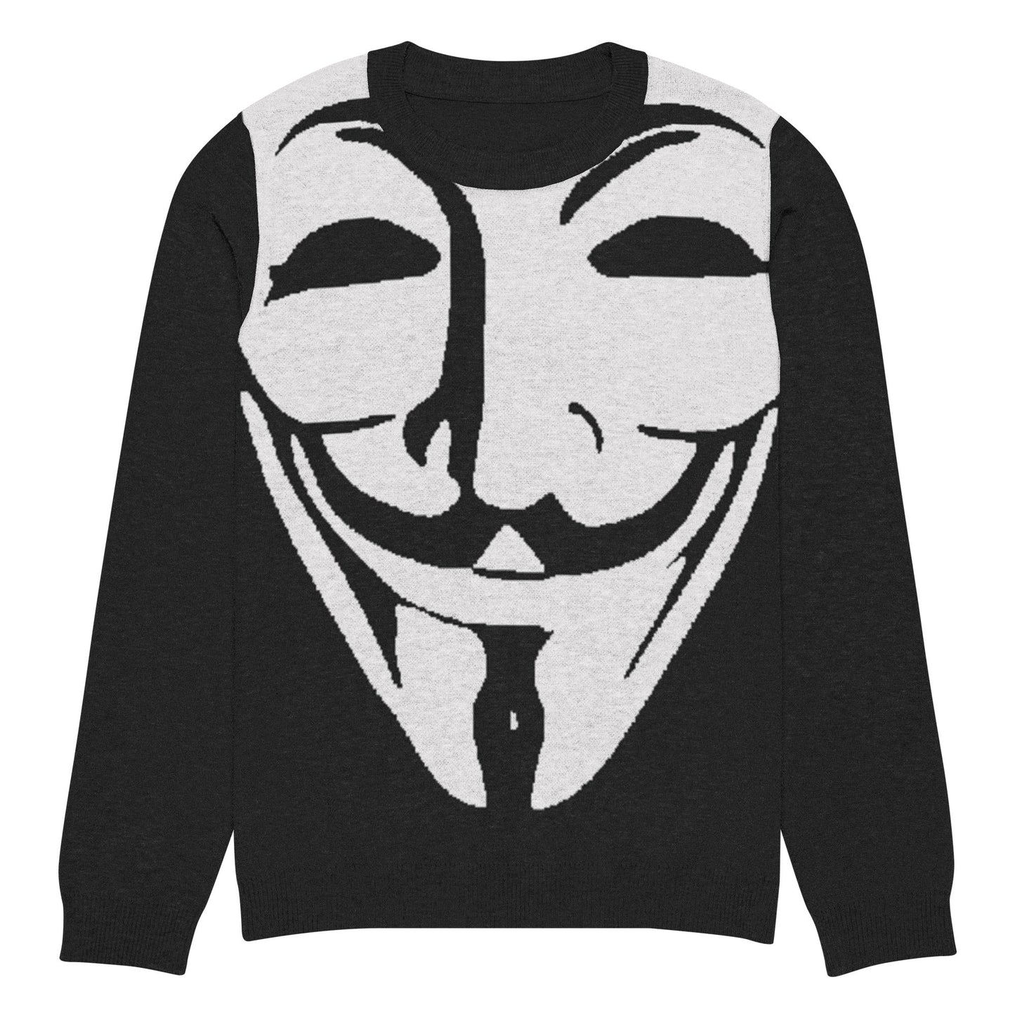 Guy Fawkes Knitted crew neck sweater - Concordia Style Boutique